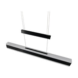 Arcola LED Up Down Linear 152cm Pendant – Matt Black