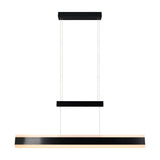 Arcola LED Up Down Linear 152cm Pendant – Matt Black