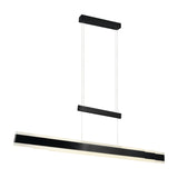 Arcola LED Up Down Linear 152cm Pendant – Matt Black
