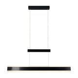 Arcola LED Up Down Linear 152cm Pendant – Matt Black
