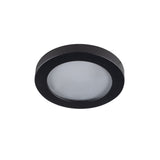 GU10 Recessed Downlight Round IP44 60mm Cut-out 10W Max - Black Flini
