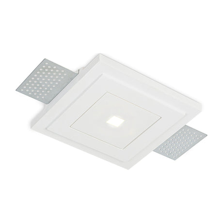 Zephyr Trimless Downlight 139mm Square - White
