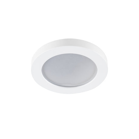 GU10 Recessed Downlight Round 60mm Cut-out IP44 10W Max White Flini