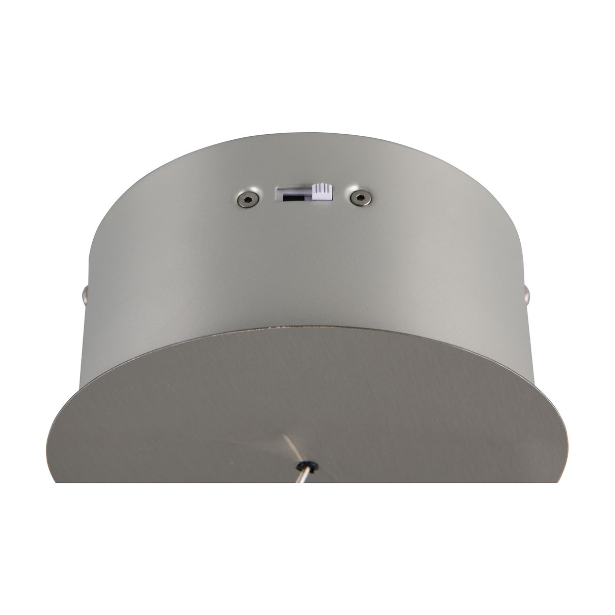 Dios LED Glass Pendant – Satin Nickel