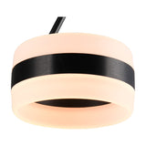 Dios LED Glass Chandelier – Matt Black