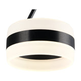 Dios LED Glass Chandelier – Matt Black