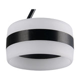 Dios LED Glass Chandelier – Matt Black