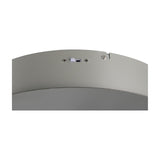 Dios 5 Light LED Glass Chandelier – Satin Nickel