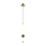 Melita LED Globe Pendant – Satin Brass