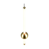 Melita LED Globe Pendant – Satin Brass