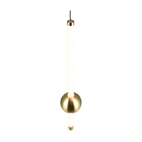Melita LED Globe Pendant – Satin Brass