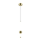 Melita LED Globe Pendant – Satin Brass