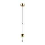Melita LED Globe Pendant – Satin Brass