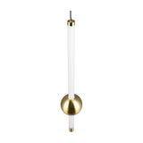 Melita LED Globe Pendant – Satin Brass