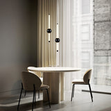 Melita LED Globe Pendant – Matt Black