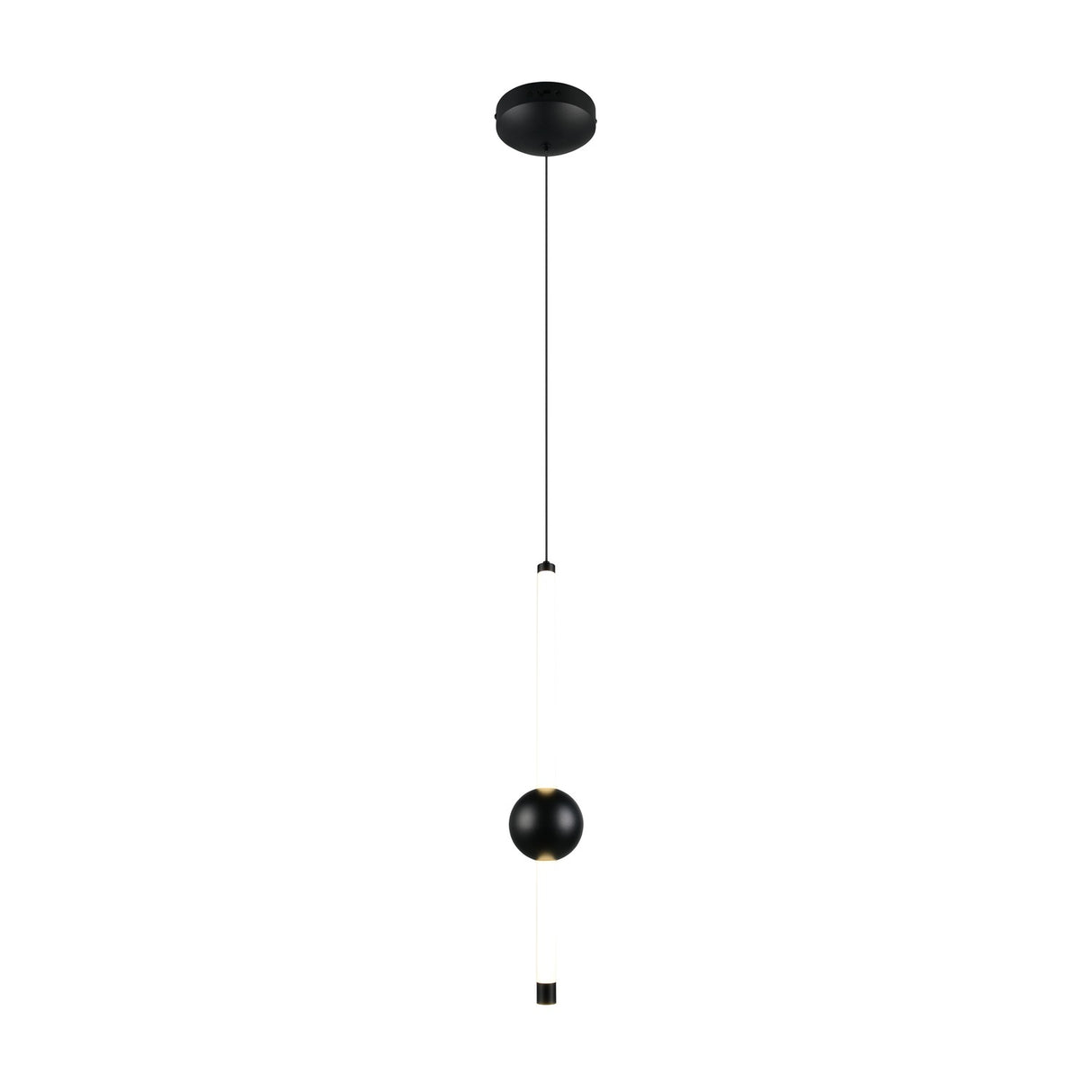 Melita LED Globe Pendant – Matt Black