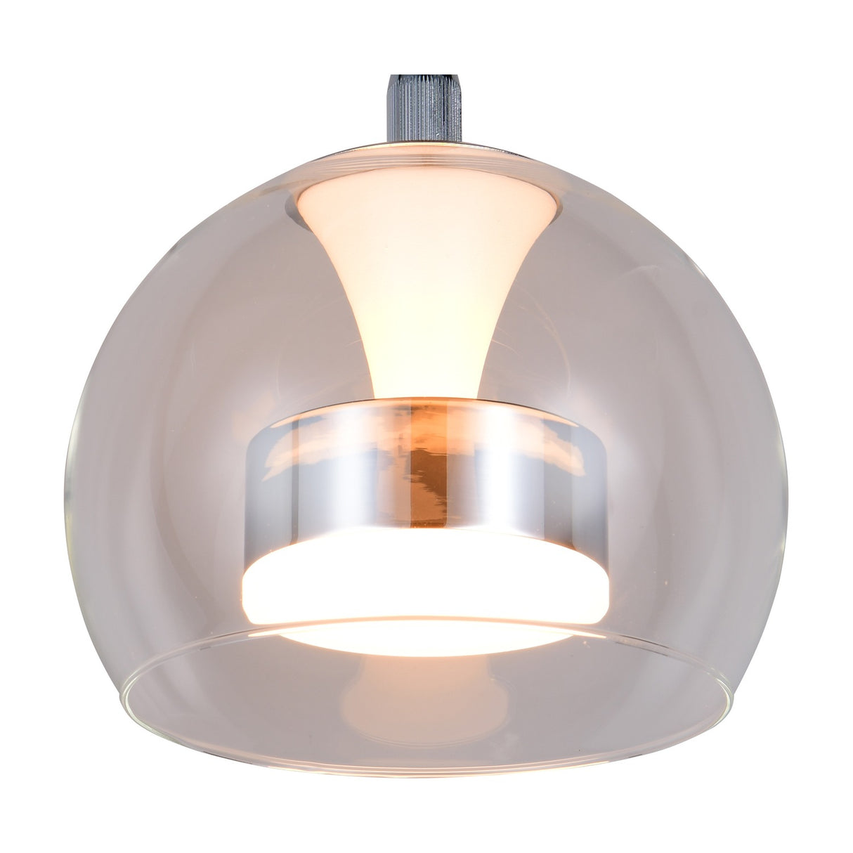 Flynt LED Globe Pendant – Chrome