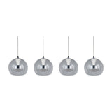 Flynt 4 Light LED Globe Chandelier – Chrome