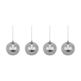 Flynt 4 Light LED Globe Chandelier – Chrome