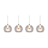 Flynt 4 Light LED Globe Chandelier – Chrome