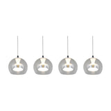 Flynt 4 Light LED Globe Chandelier – Chrome