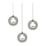 Flynt 3 Light LED Globe Chandelier – Chrome