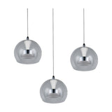 Flynt 3 Light LED Globe Chandelier – Chrome