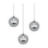 Flynt 3 Light LED Globe Chandelier – Chrome