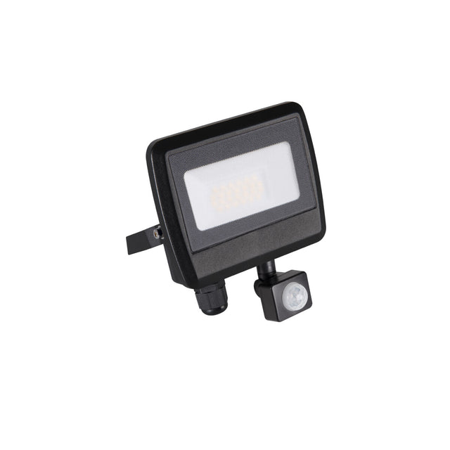 Antem 20W LED Floodlight PIR Sensor - Black