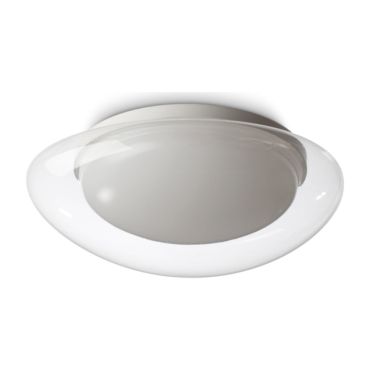 Squish Ceiling Light 344mm - Clear & Opal