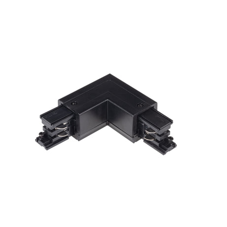 Black L-Connector for LED Track - Con Lr Black IP20