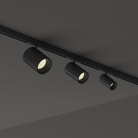 Deva Track Spotlight 8W 30 Degree - Black in situ