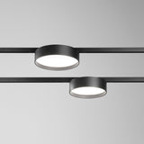 Deva Disc Track Downlight 15W 138mm - Black in situ