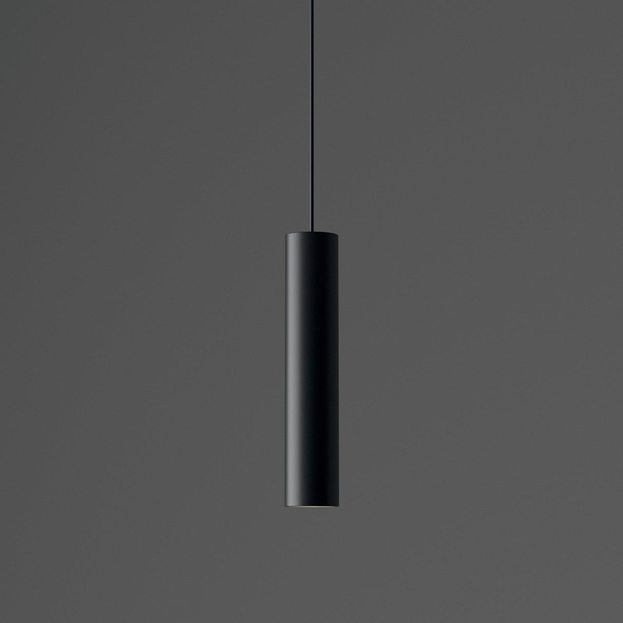 Deva Pendant Tube Track Light 6W - Black in situ