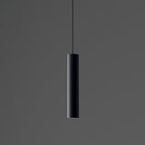 Deva Pendant Tube Track Light 6W - Black in situ