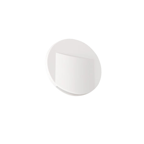 Erinus Ø80 0.8W Recessed Step Light Cool White - White