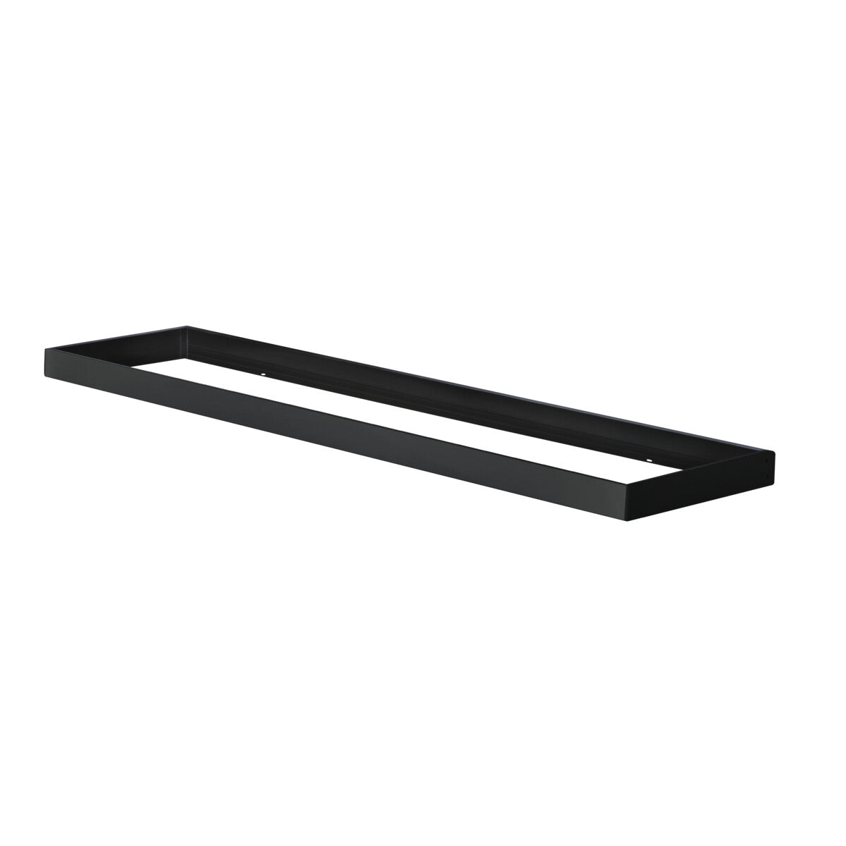 1.2m Recessed Mounting Frame H 12030 Black - 1200x300