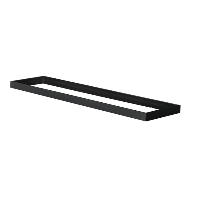 1.2m Recessed Mounting Frame H 12030 Black - 1200x300
