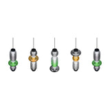 Minerva 5 Light LED Glass 100cm Chandelier – Multicoloured
