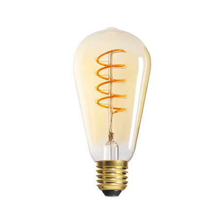 E27 GLS LED Bulb 4W Filament ST64 320° 250lm - Warm White