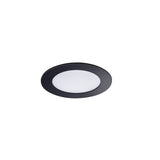 Rounda Ø120 6W LED Downlight Warm White - Black