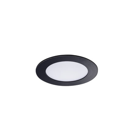 Rounda Ø120 6W LED Downlight Warm White - Black