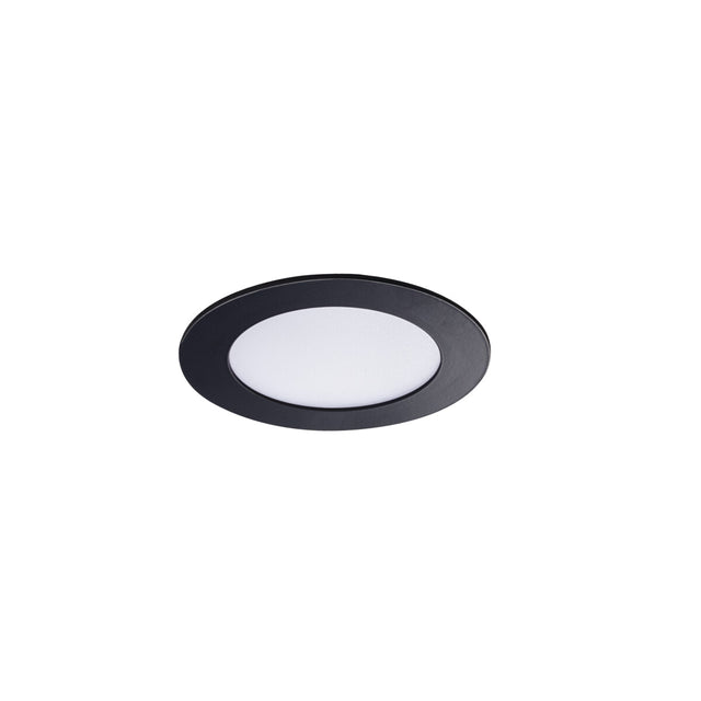 Rounda Ø120 6W LED Downlight Warm White - Black