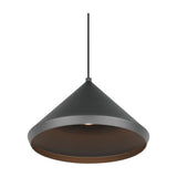 Laguna LED Cone 18cm Pendant – Matt Black