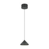 Laguna LED Cone 18cm Pendant – Matt Black