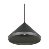 Laguna LED Cone 18cm Pendant – Matt Black
