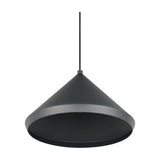 Laguna LED Cone 18cm Pendant – Matt Black