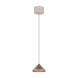 Laguna LED Cone 18cm Pendant – Coffee