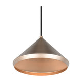 Laguna LED Cone 18cm Pendant – Coffee