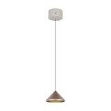 Laguna LED Cone 18cm Pendant – Coffee